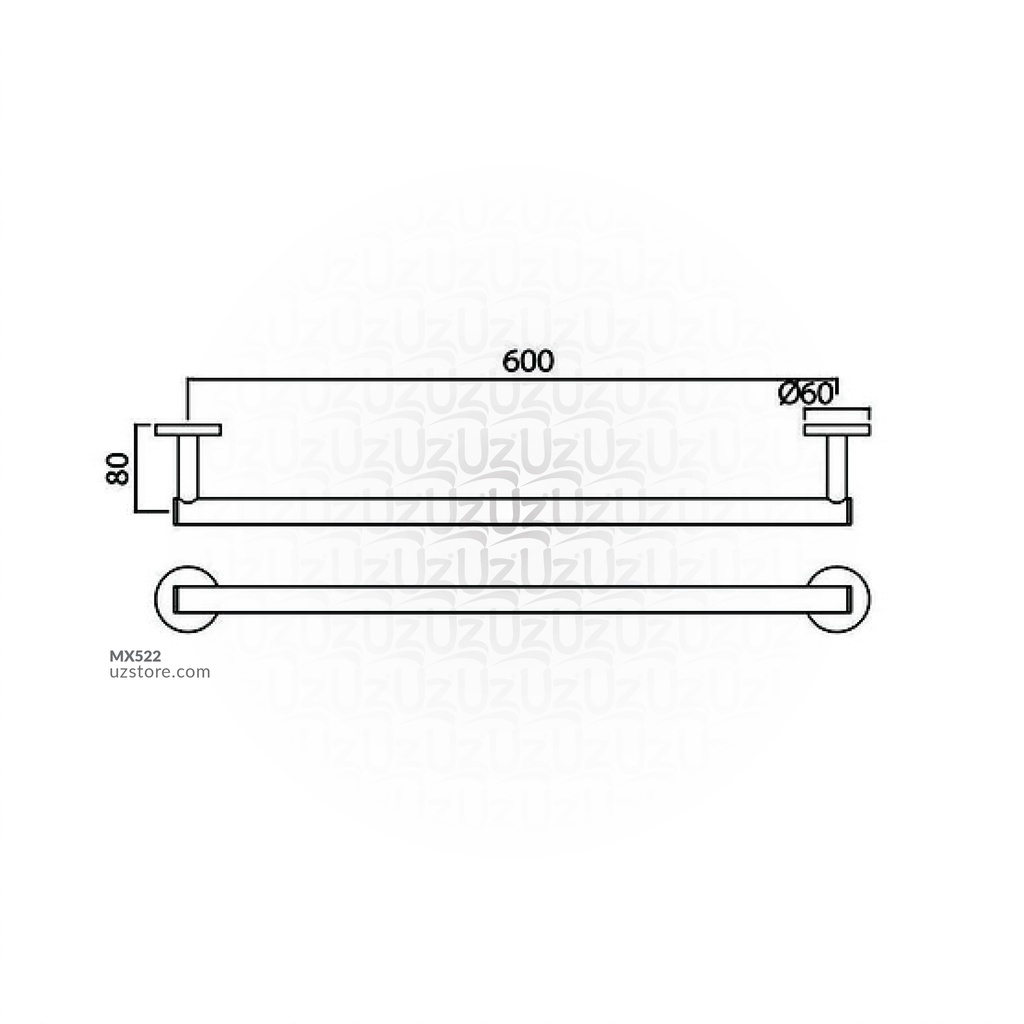 TOWEL RAIL JAQUAR 1111NM UZ Store